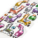 2602-0003 Decorative Stickers Metallic Puffy