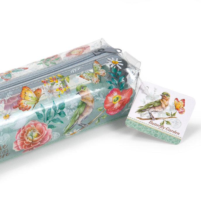1869-0410 Puzdro na perá Butterfly garden
