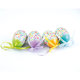 2346-0001 Easter decoration - Easter eggs, h. 75mm, pkg. 4ks