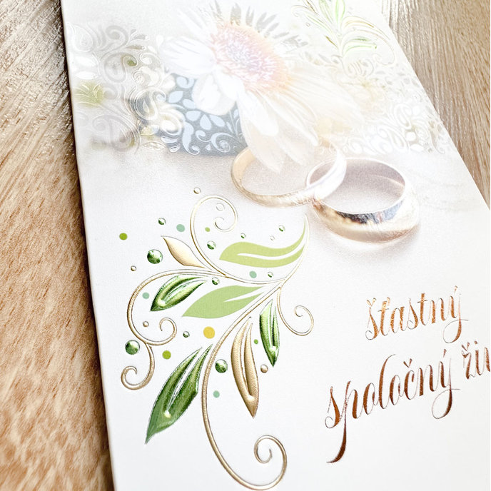 13-6171 Wedding greeting card with money flap SK