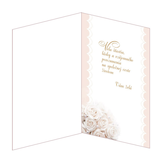 13-6049 Blahoprajná karta svadobná SK