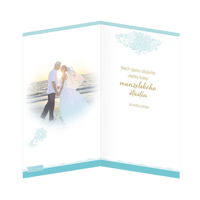 13-6132 Blahoprajná karta svadobná  SK