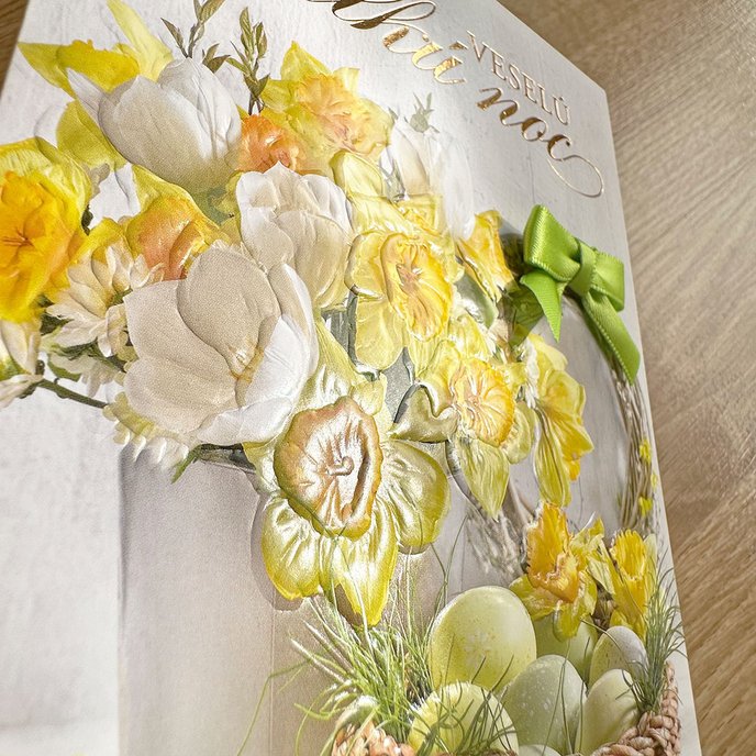 12-6023 Blahoprajná karta veľkonočná SK