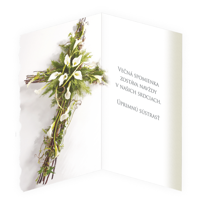 14-614 Blahoprajná karta kondolenčná SK