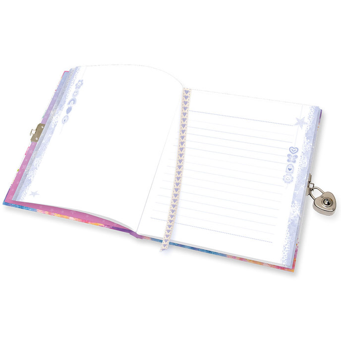 1442-0426 Zápisník so zámkom Rainbow Ella