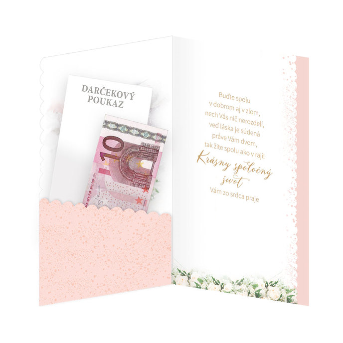 13-6129 Blahoprajná karta svadobná  SK