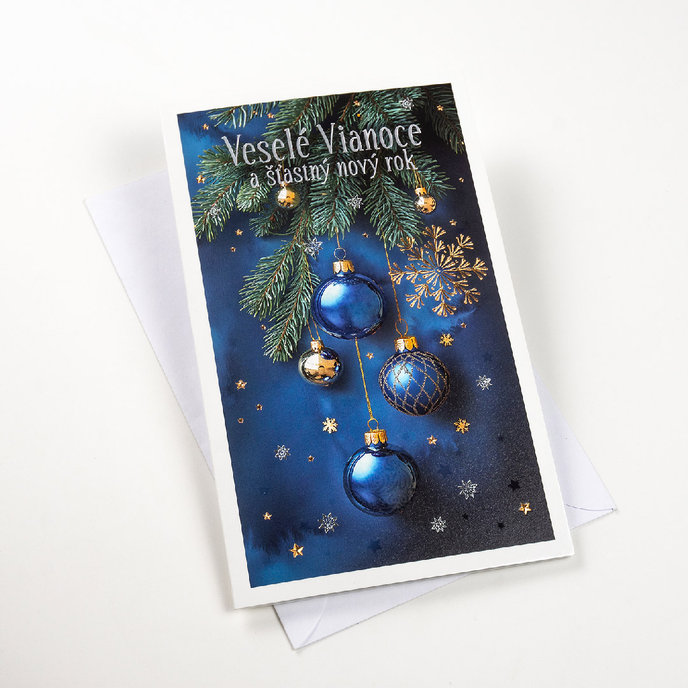 11-6574 Blahoprajná karta vianočná SK