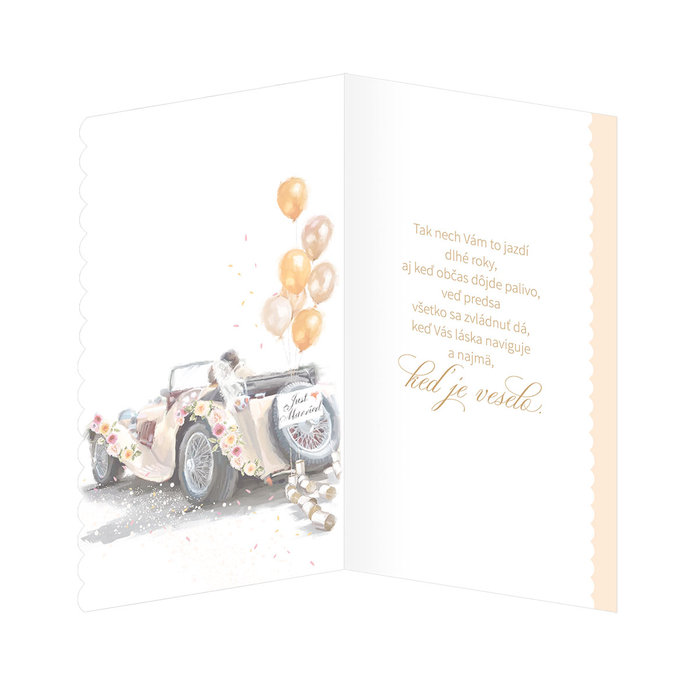 13-6130 Wedding greeting card SK