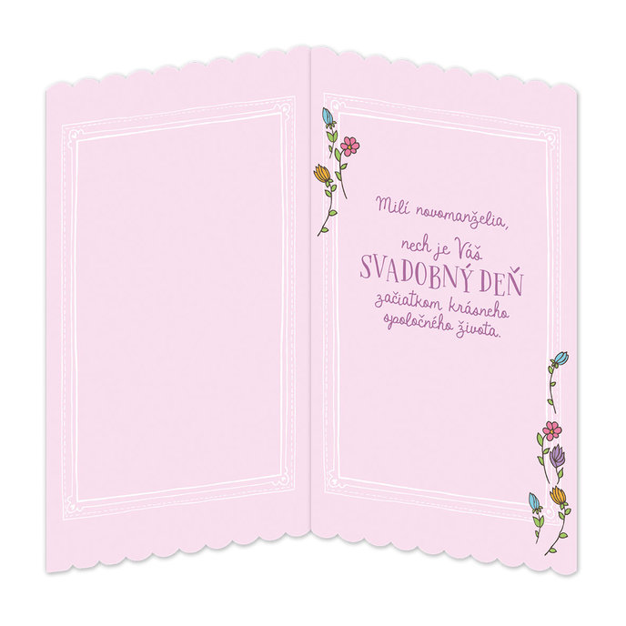 13-6181 Blahoprajná karta svadobná SK