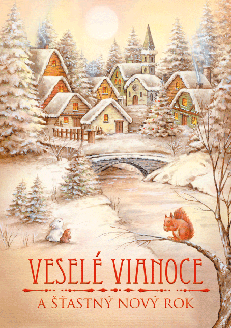 0611-0313s Pohľadnica vianočná 3D SK