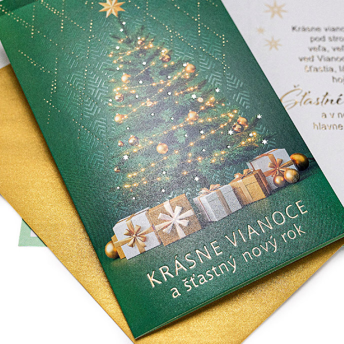 11-6605 Christmas greeting card SK