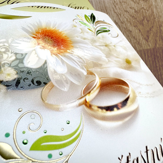 13-6171 Wedding greeting card with money flap SK