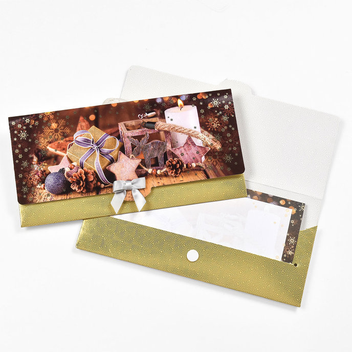 81-6041 Obálka s kartičkou, vianočná