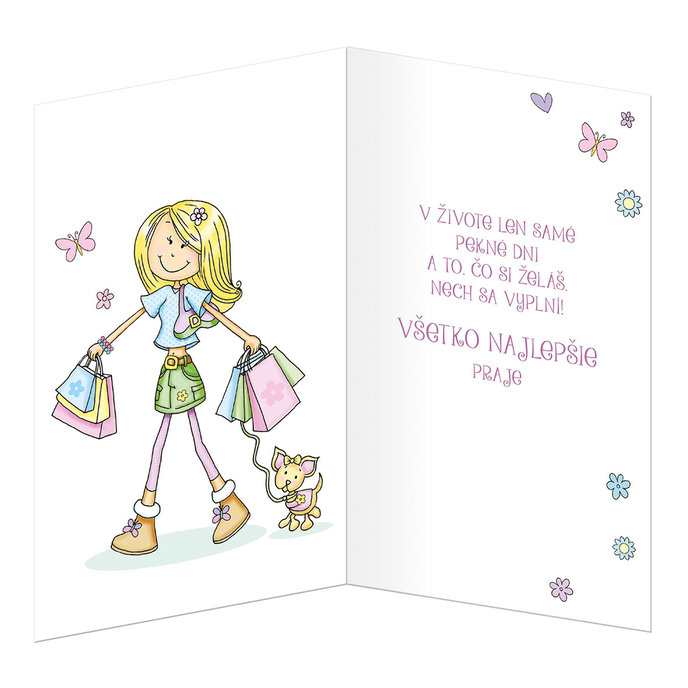 17-6034 Blahoprajná karta detská  SK