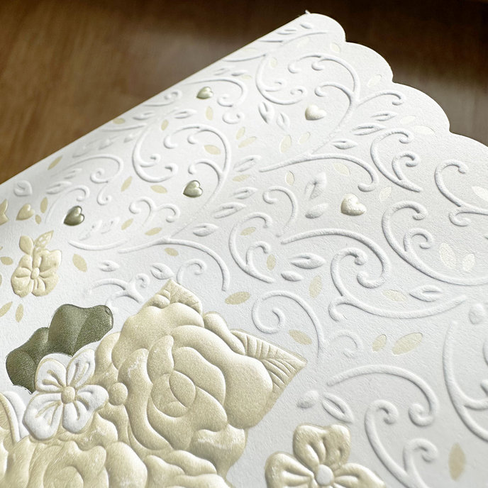 13-433A  Wedding greeting card SK