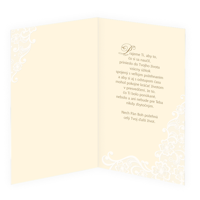 19-621 Blahoprajná karta príležitostná SK/Konfirm.