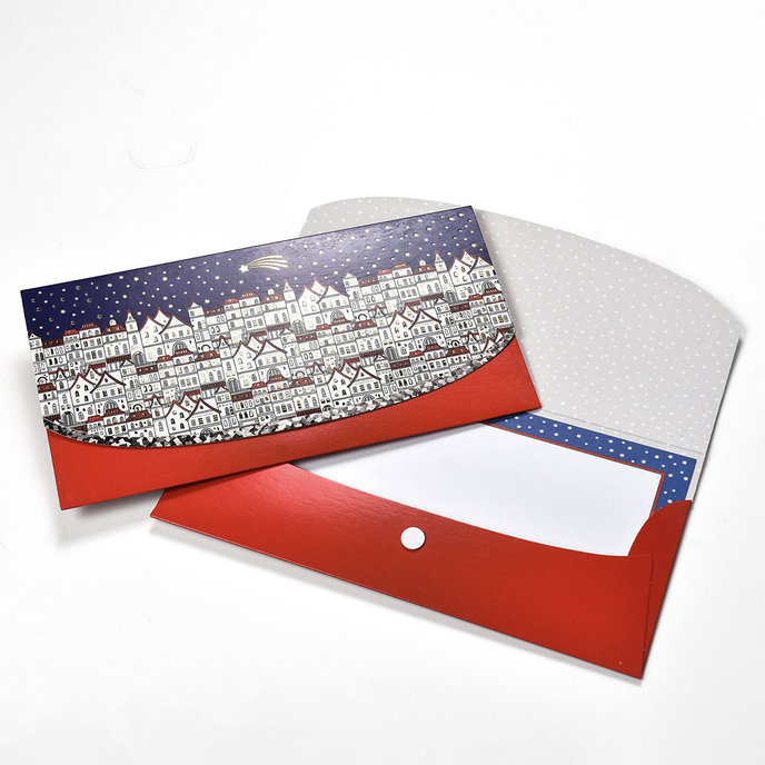 91-6002 Obálka na voucher, vianočná