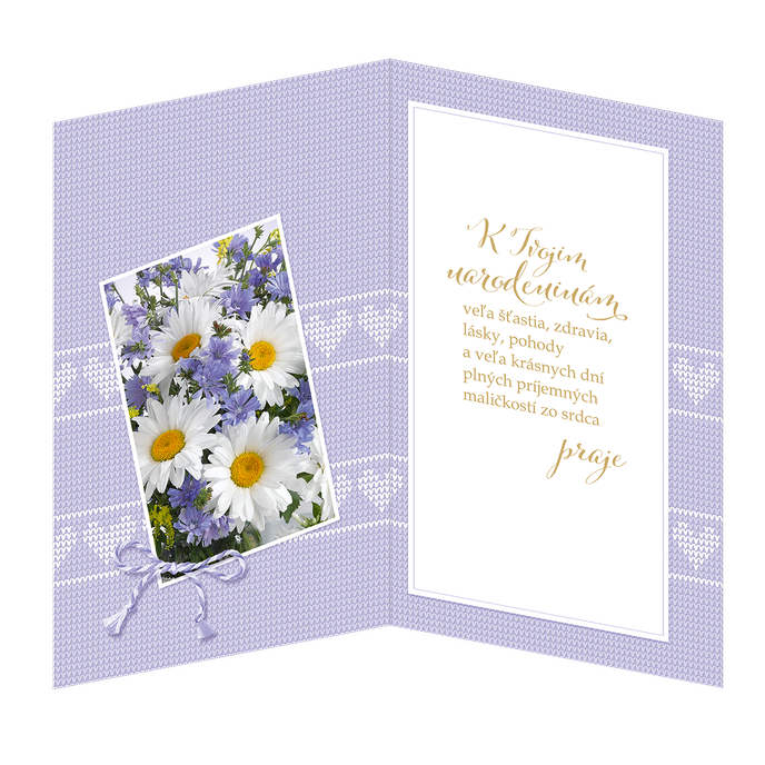 15-6336 Blahoprajná karta gratulačná otočník SK