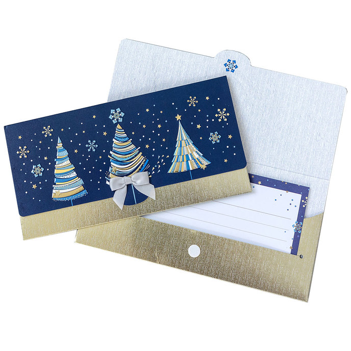81-6014 Obálka s kartičkou, vianočná