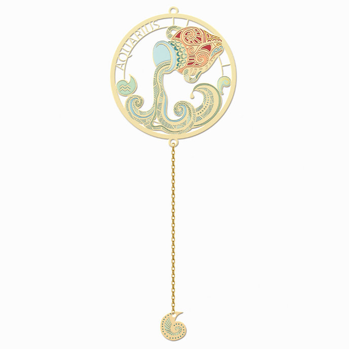 15-6492 Blahoprajná karta gratulačná zverokruh SK VODNÁR