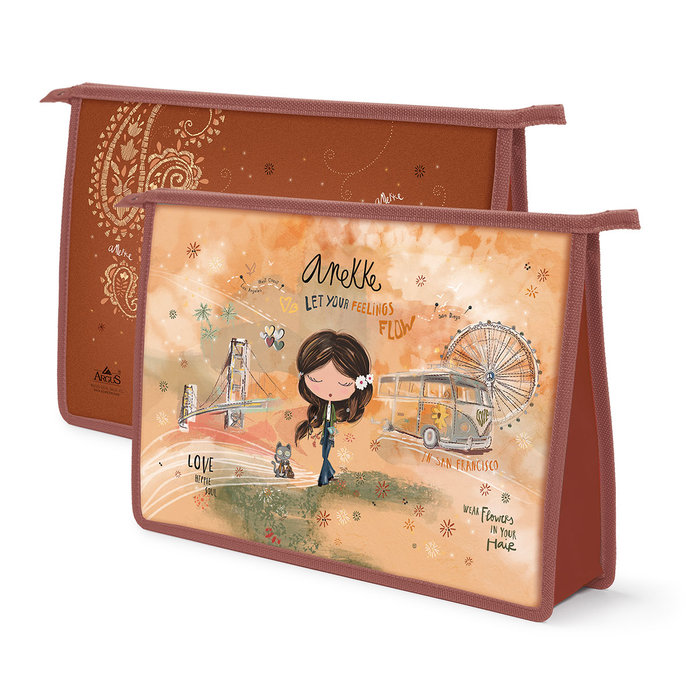 1663-0411 Zipper case A4+ lic. Anekke