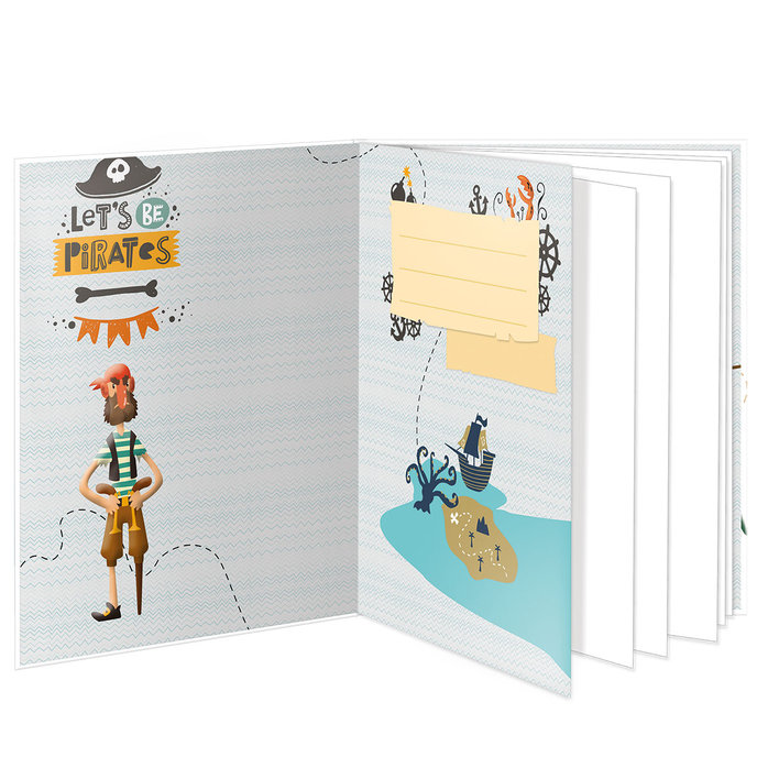 1432-0363 Pamätník 13,5x17,5cm Let’s be Pirates