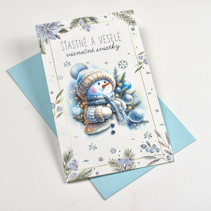 11-6561 Blahoprajná karta vianočná SK
