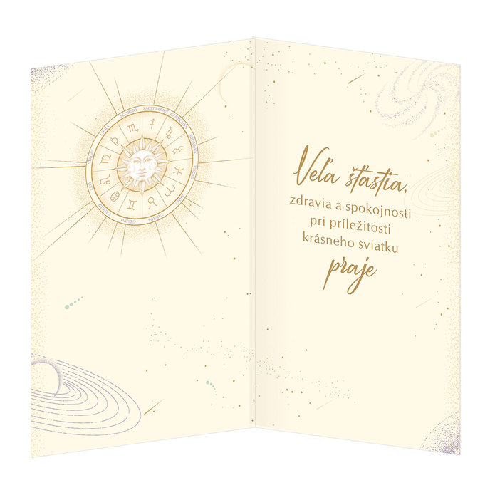 15-6485 Blahoprajná karta gratulačná zverokruh SK RAK