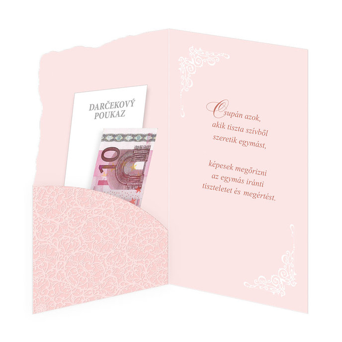 13-6109 Blahoprajná karta svadobná  HU