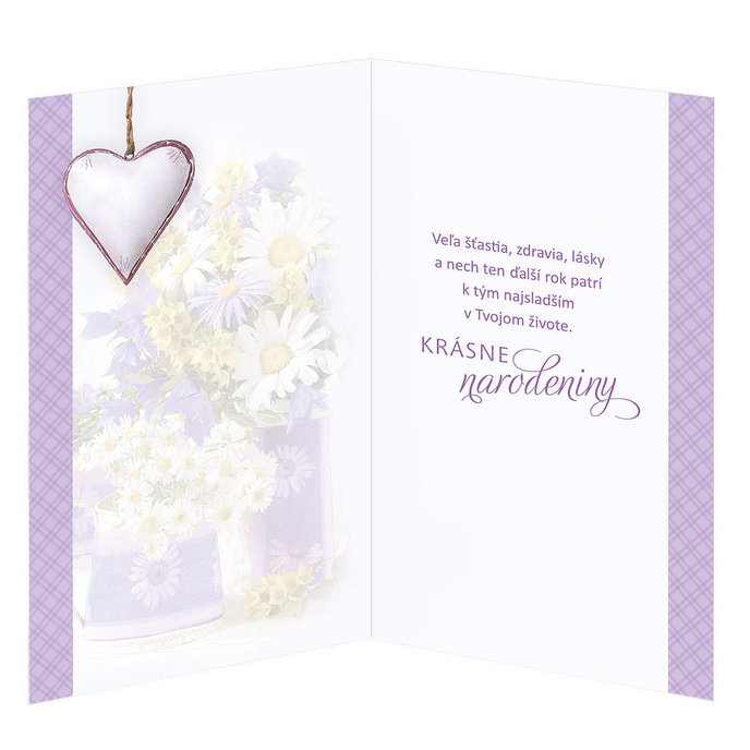 15-6351 Blahoprajná karta gratulačná  SK/40