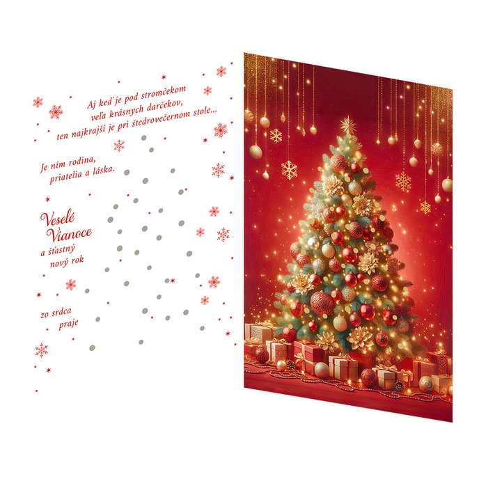 71-8030 Christmas greeting card music SK