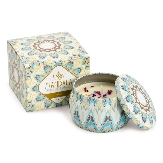2358-0022 Mandala scented candle - MINT