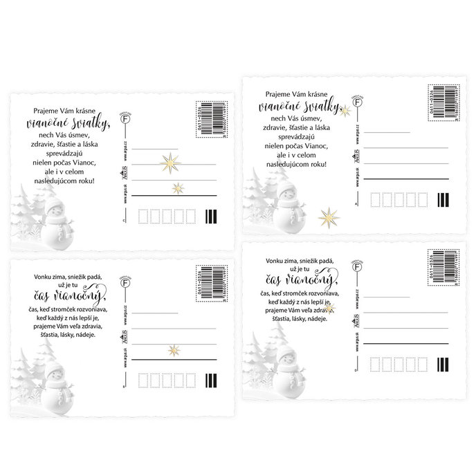 0611-0326s Pohľadnica vianočná SK