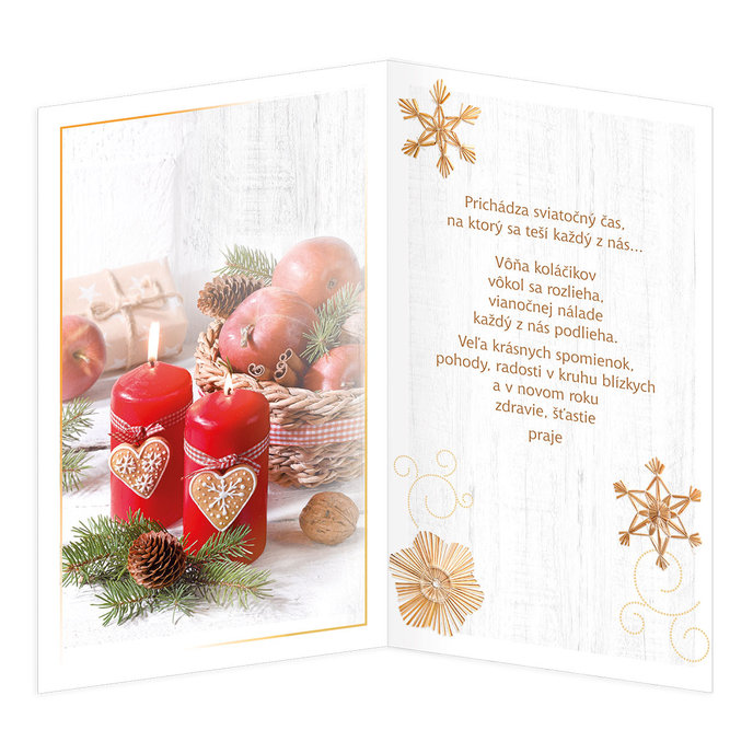 11-6461 Blahoprajná karta vianočná SK