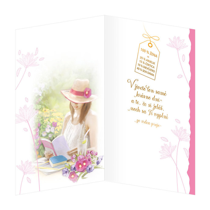 15-6412 Blahoprajná karta gratulačná  SK/40