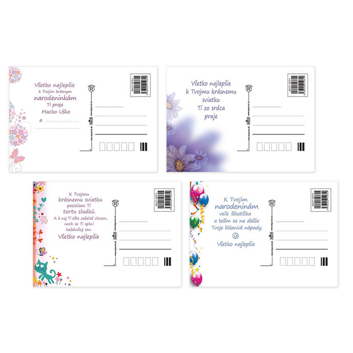 0617-0751s Postcard for children 3D SK