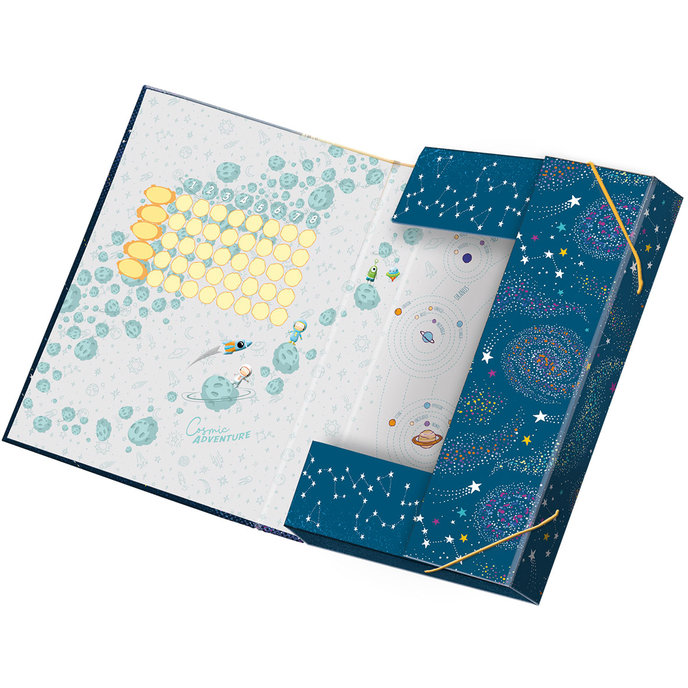 1231-0428 Box na zošity A4 Cosmic adventure
