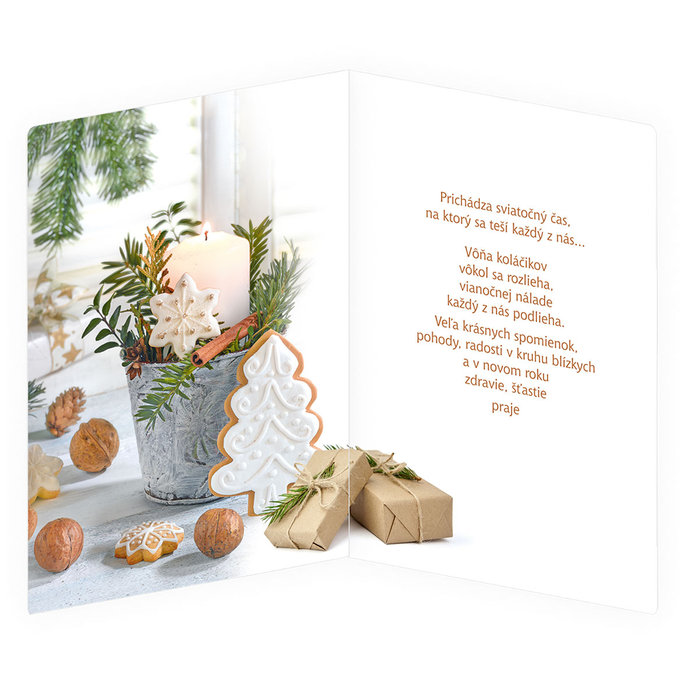 71-9020 Christmas greeting card 3D SK
