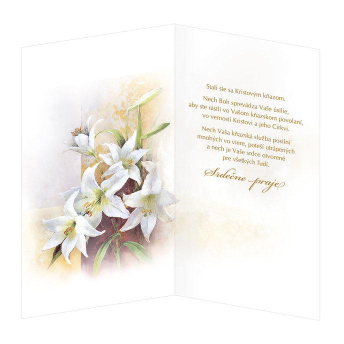 19-639 Blahoprajná karta SK/ Primície