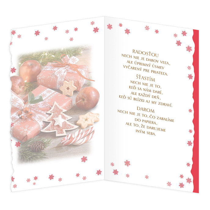 11-6604 Christmas greeting card SK
