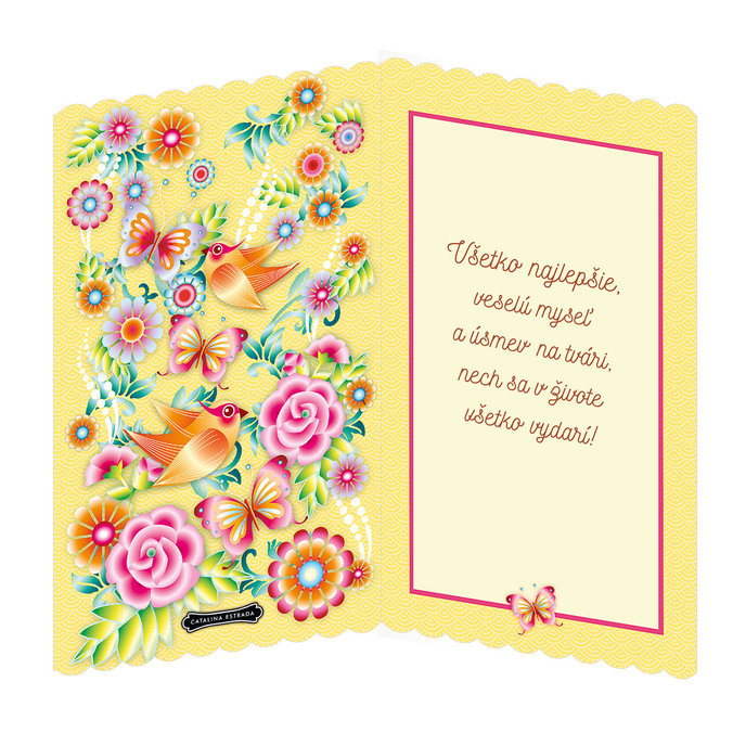 15-6398 Blahoprajná karta gratulačná  SK/50