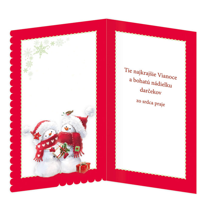 11-6508 Christmas greeting card SK