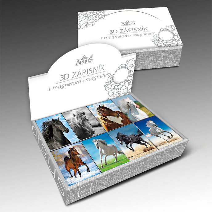 1116-0004 Trhací zápisník s magnetom 3D efekt