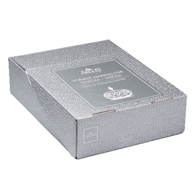 2358-C001 Mandalová sviečka s vôňou, mix 6 ks