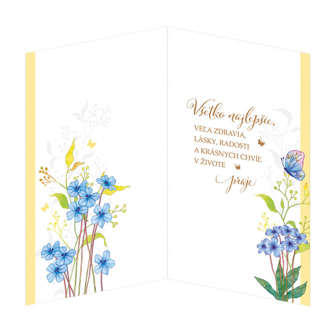 15-6378 Blahoprajná karta gratulačná otočník SK