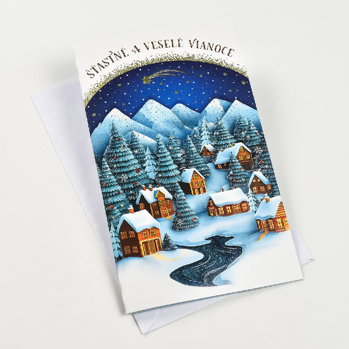 11-6564 Blahoprajná karta vianočná SK