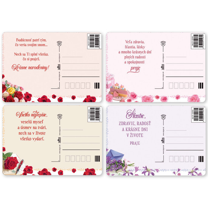 0615-0592s Card for birthdays, name days SK