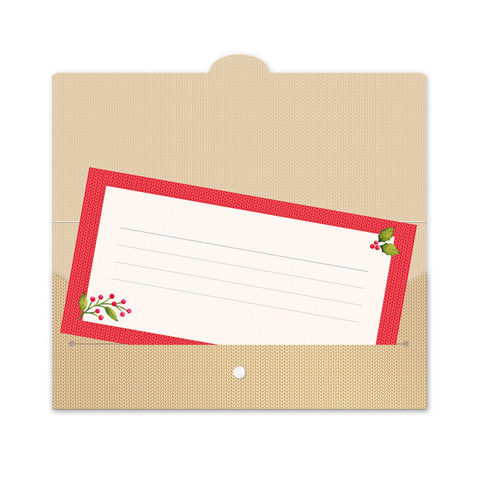 81-6056 Obálka s kartičkou, vianočná
