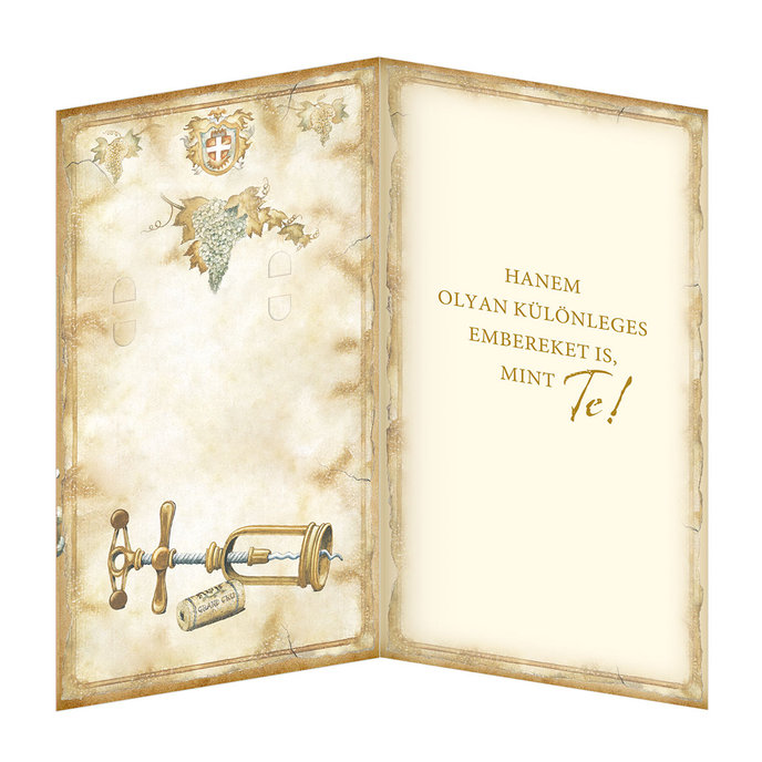 15-6415 Blahoprajná karta gratulačná otočník HU