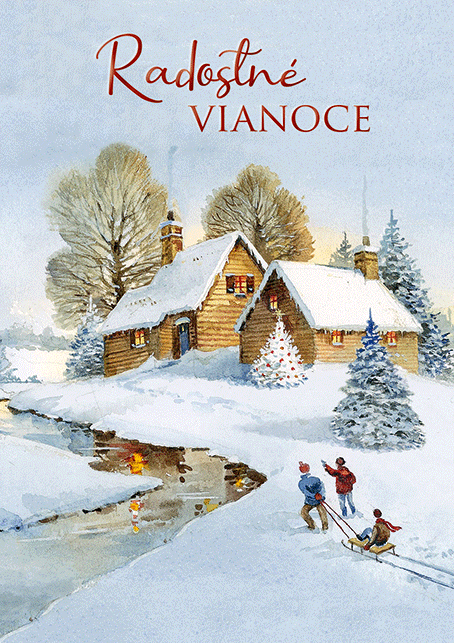 0611-0300s Pohľadnica vianočná 3D SK